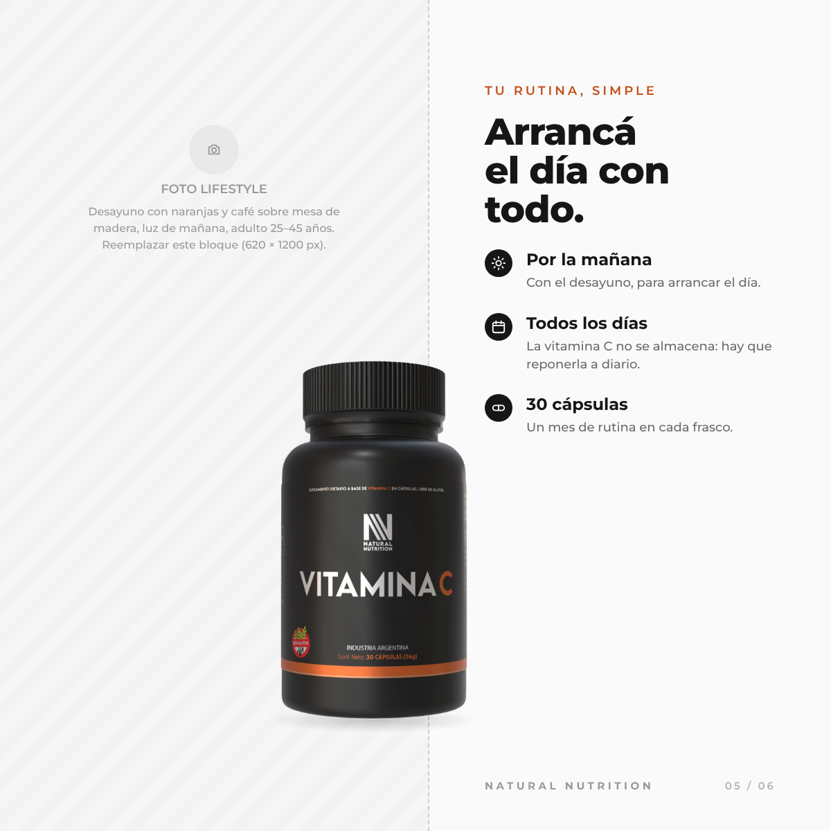Vitamina C — información del producto 5