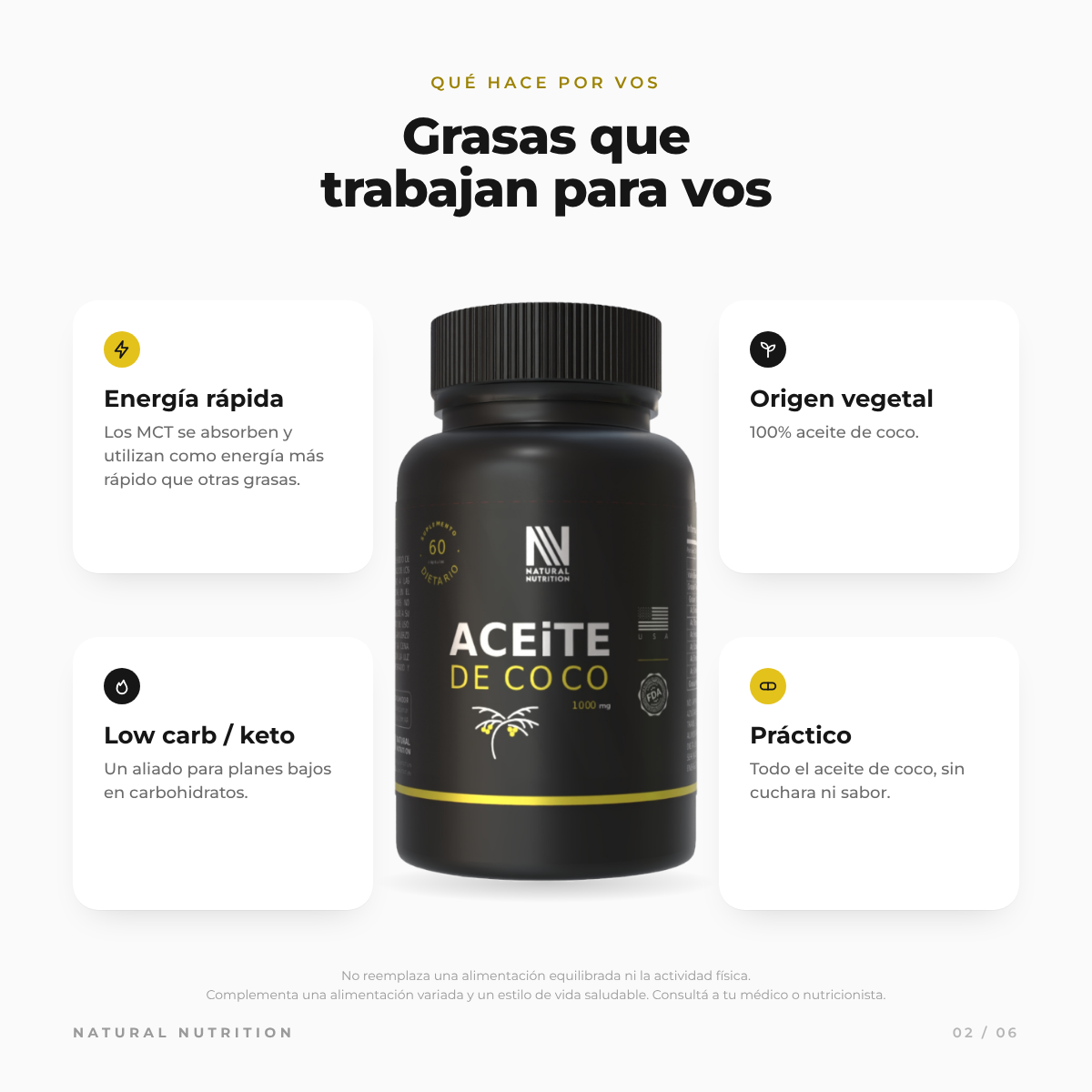Aceite de Coco — información del producto 2