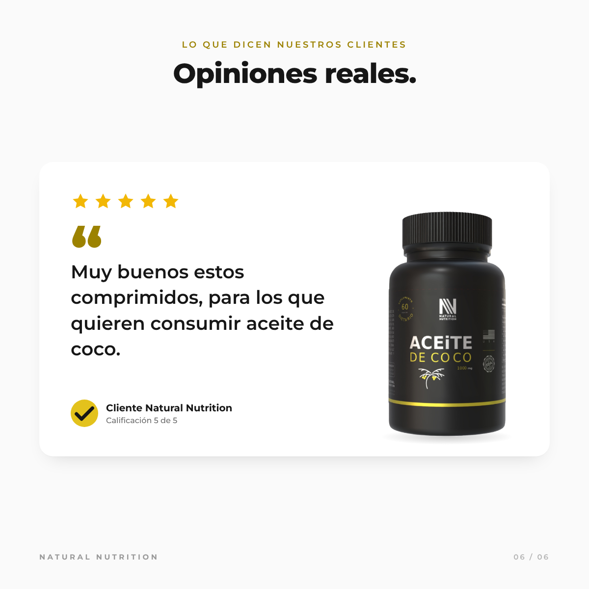 Aceite de Coco — información del producto 6