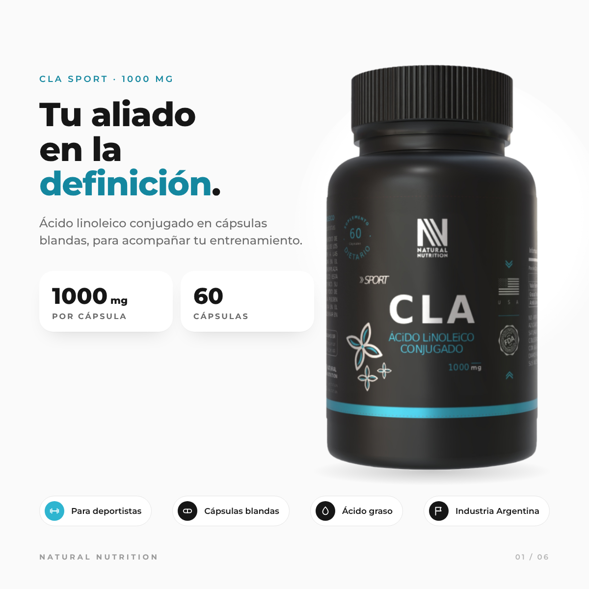CLA 1000 mg — información del producto 2