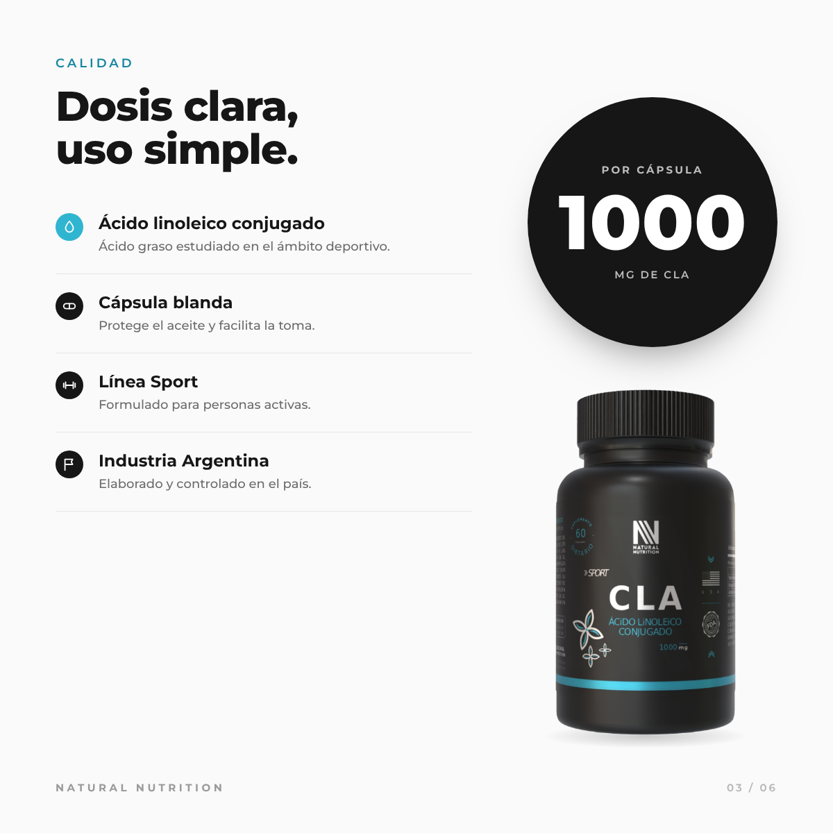 CLA 1000 mg — información del producto 5
