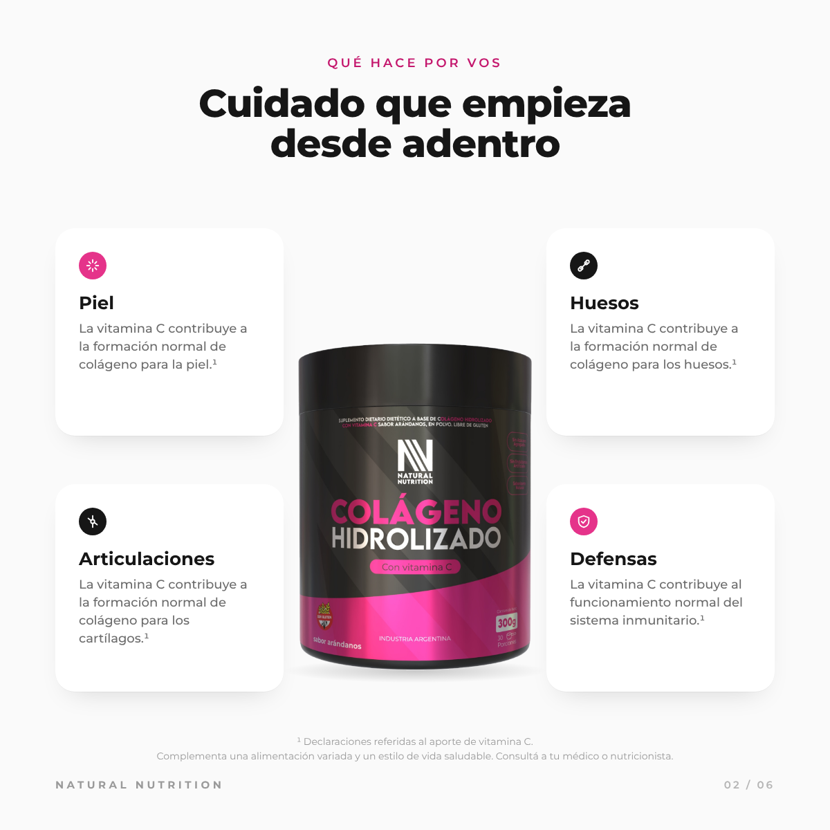 Colágeno Hidrolizado + Vitamina C — información del producto 1