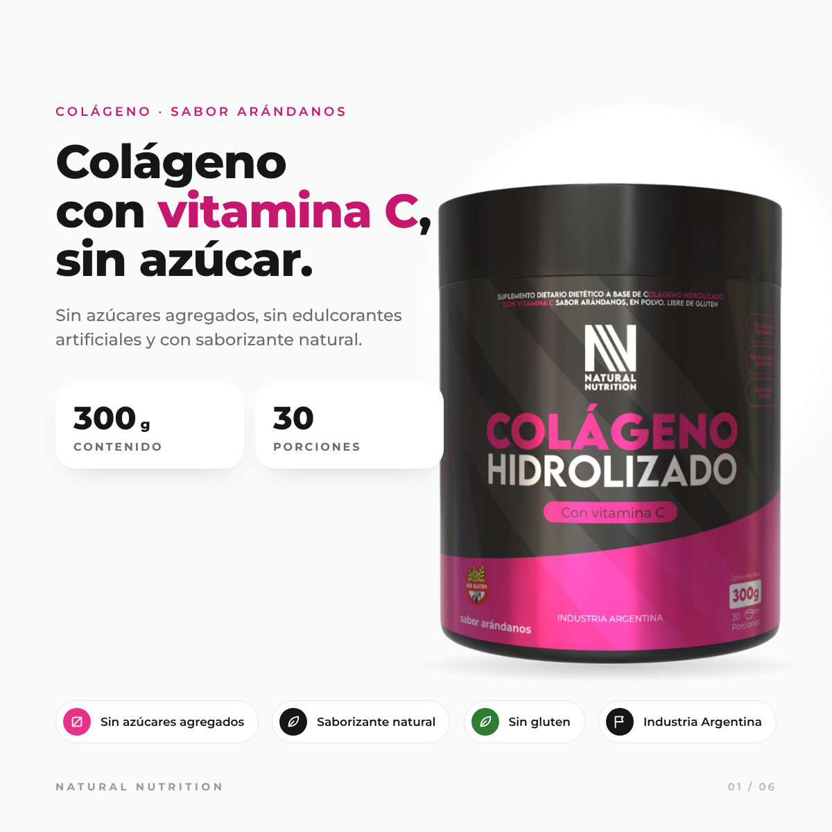 Colágeno Hidrolizado + Vitamina C — información del producto 2