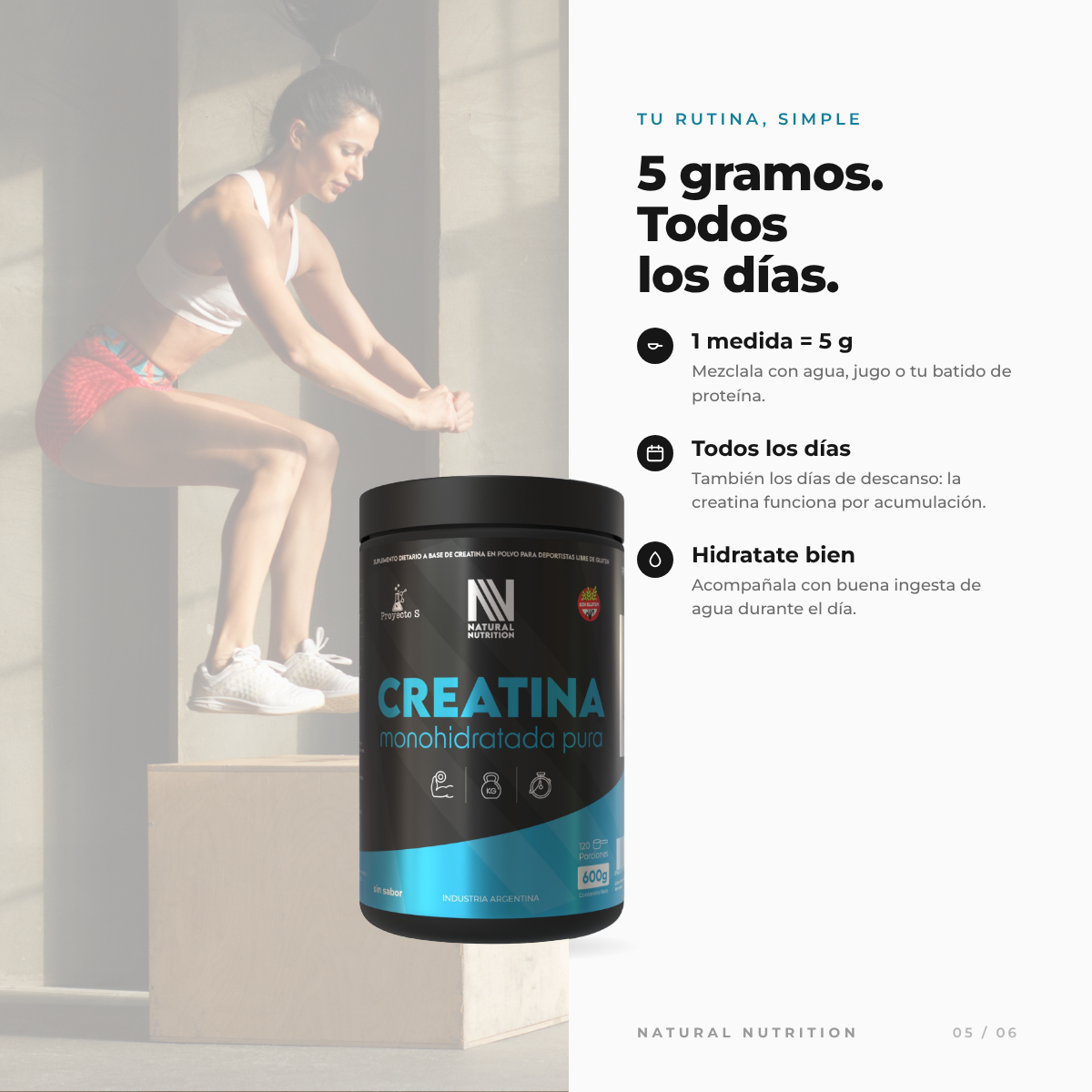 Creatina Monohidratada — información del producto 5
