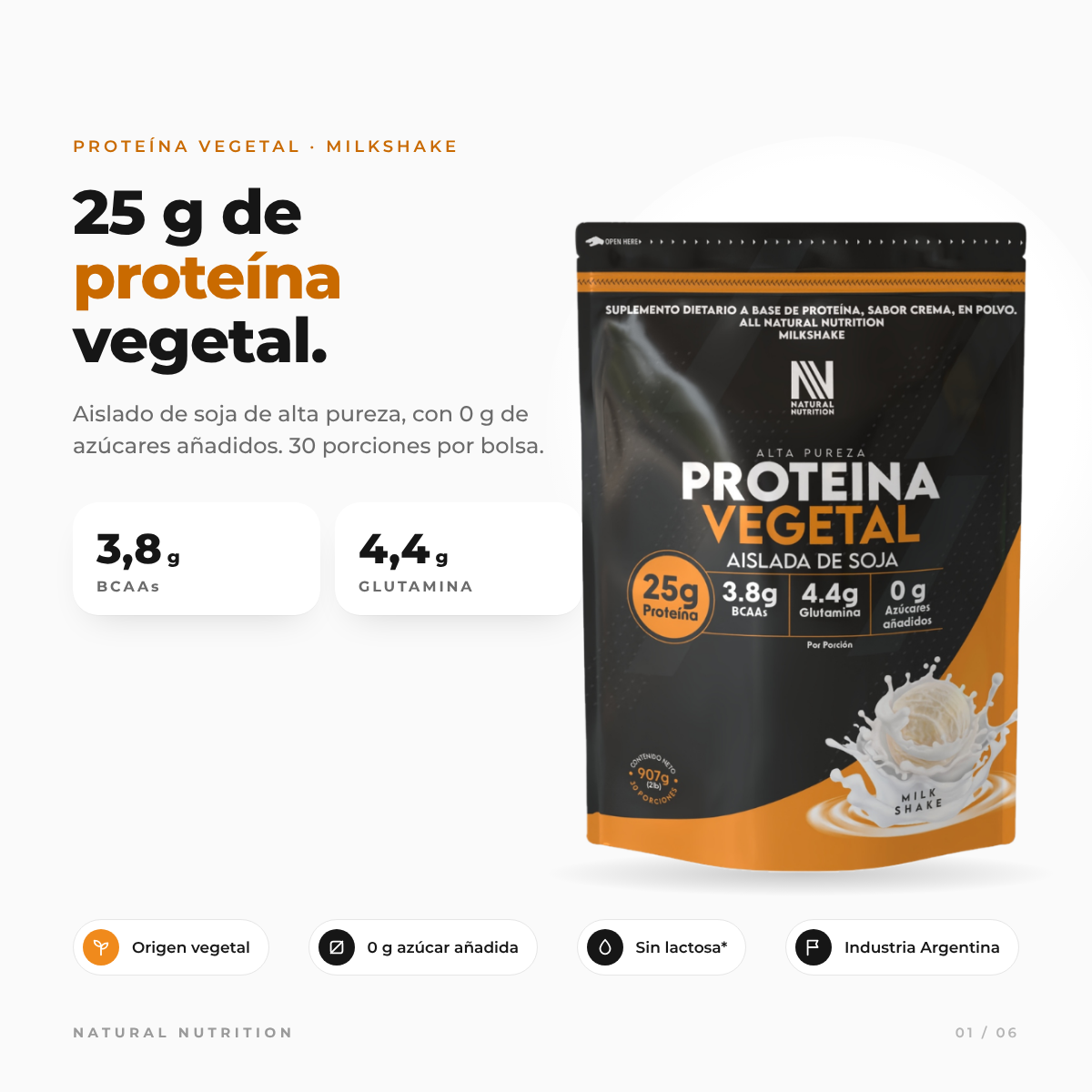 Proteína Aislada de Soja — información del producto 5