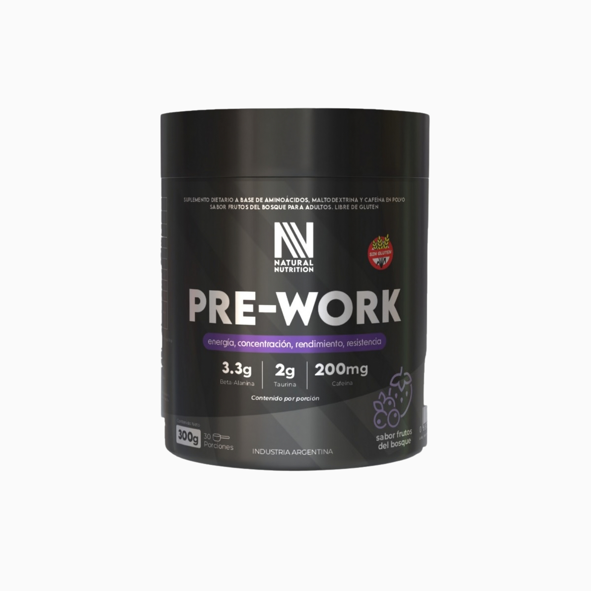 Pre-Work Pre-Entreno Frutos del bosque — Natural Nutrition