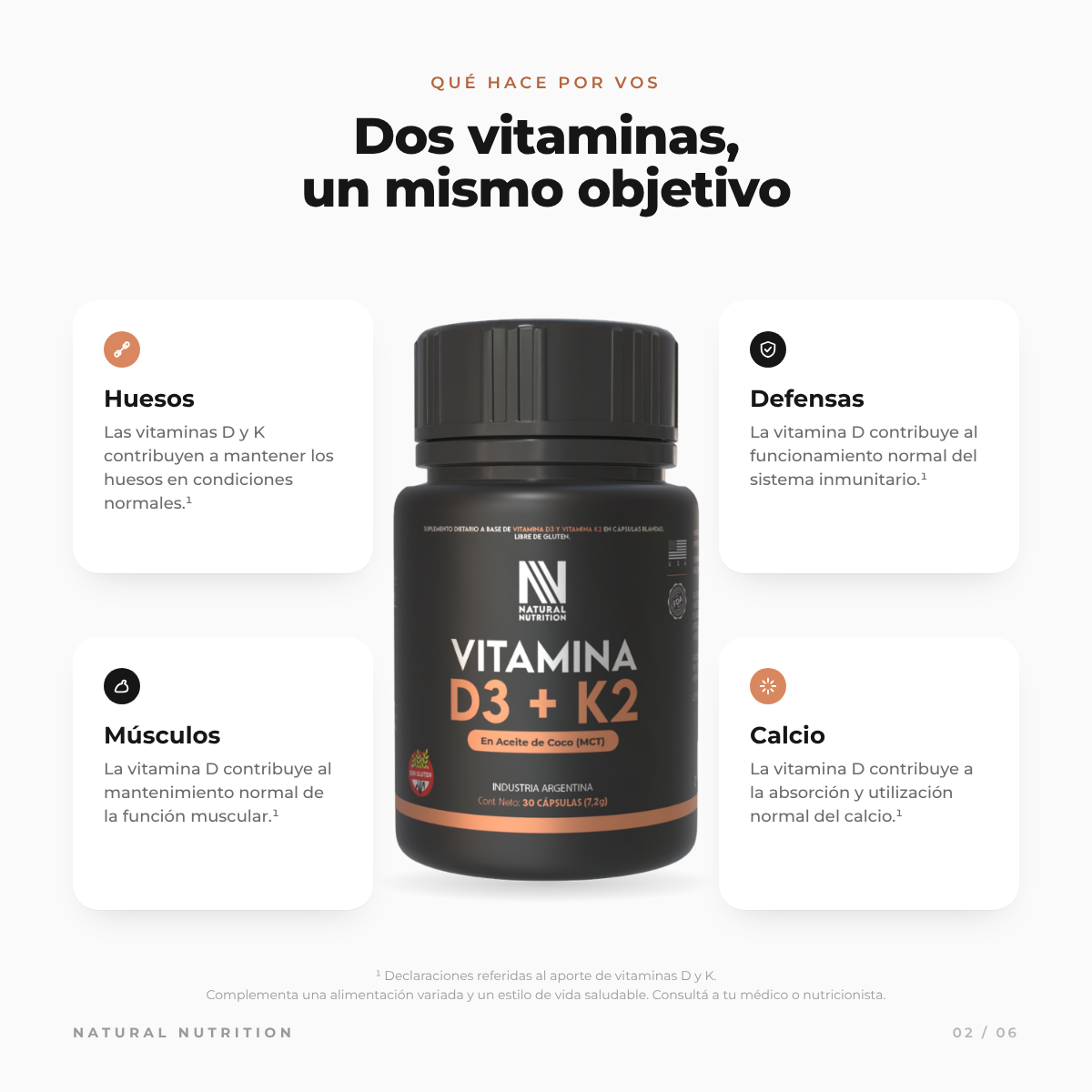 Vitamina K2 + D3 — información del producto 2