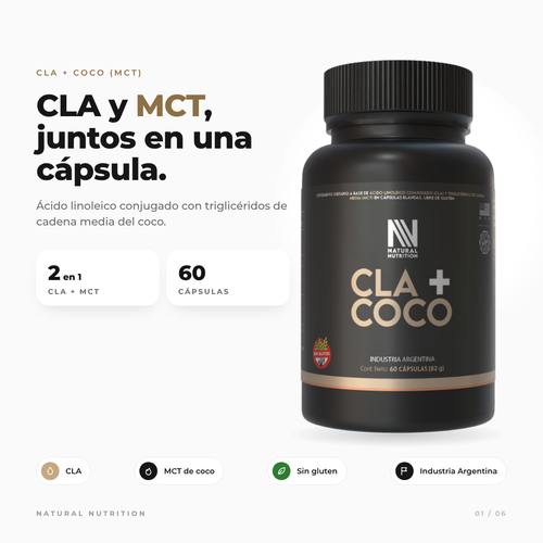 CLA + Aceite de Coco — información del producto 1