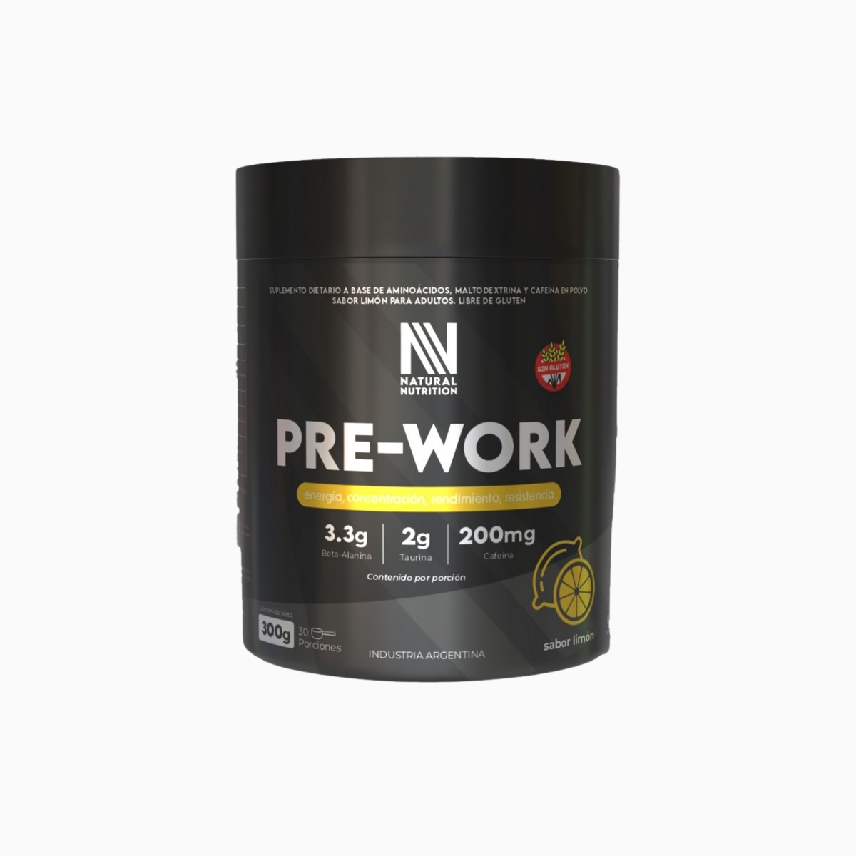 Pre-Work Pre-Entreno Limón — Natural Nutrition