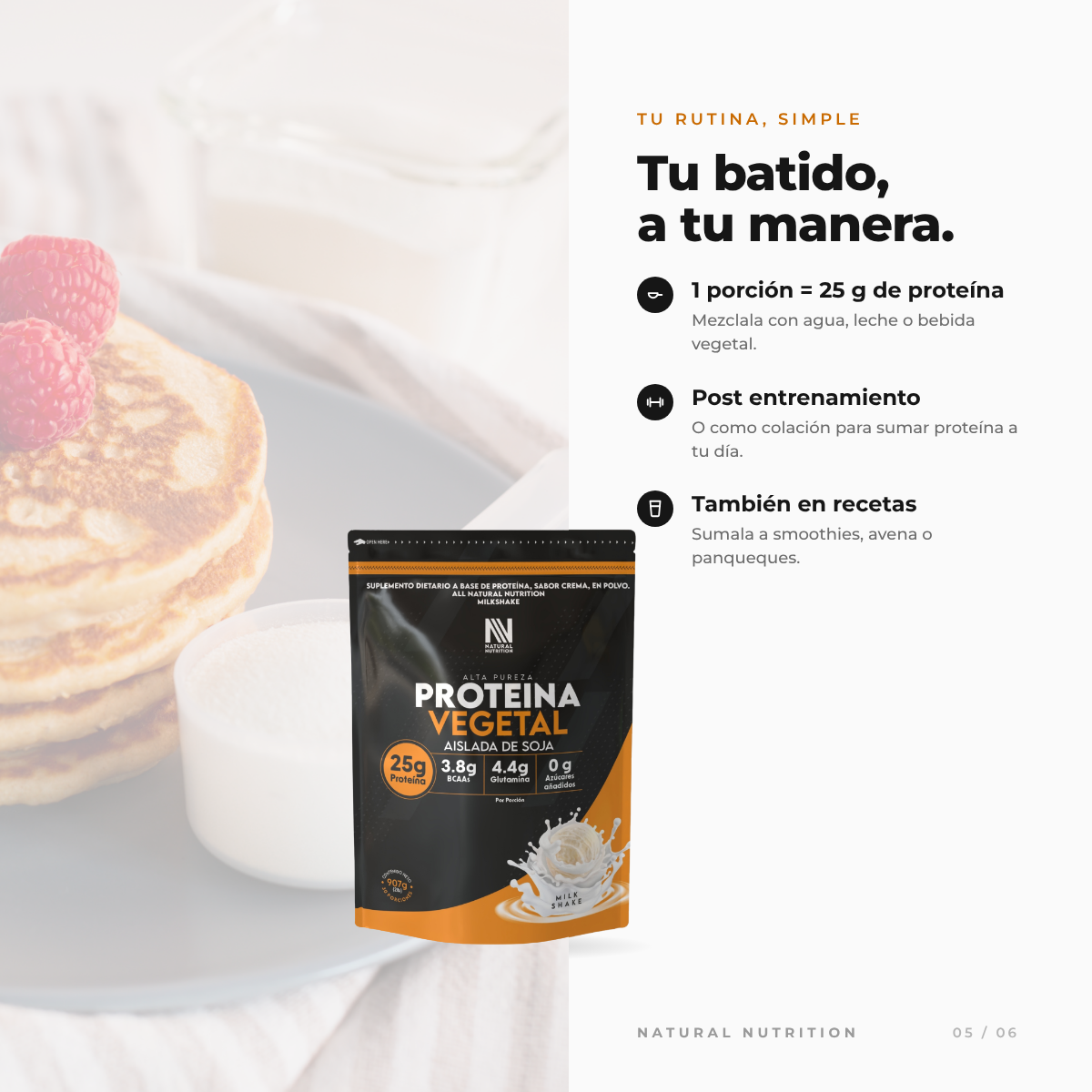 Proteína Aislada de Soja — información del producto 2