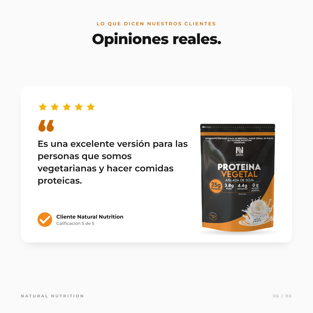 Proteína Aislada de Soja — información del producto 1