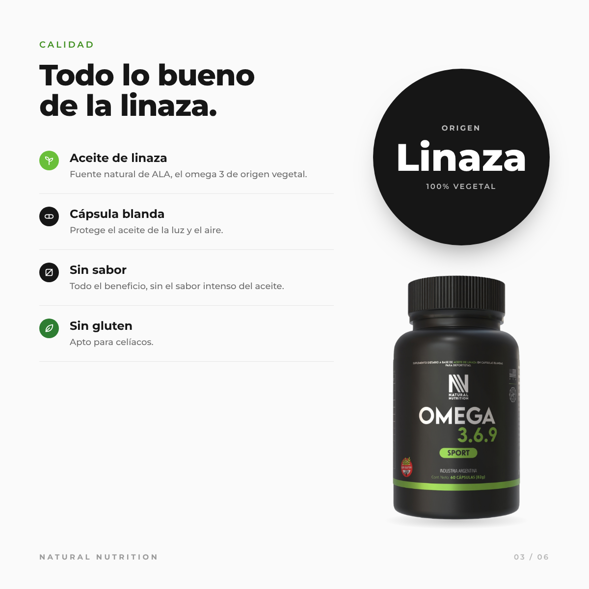 Omega 3-6-9 en Cápsulas Blandas — información del producto 5