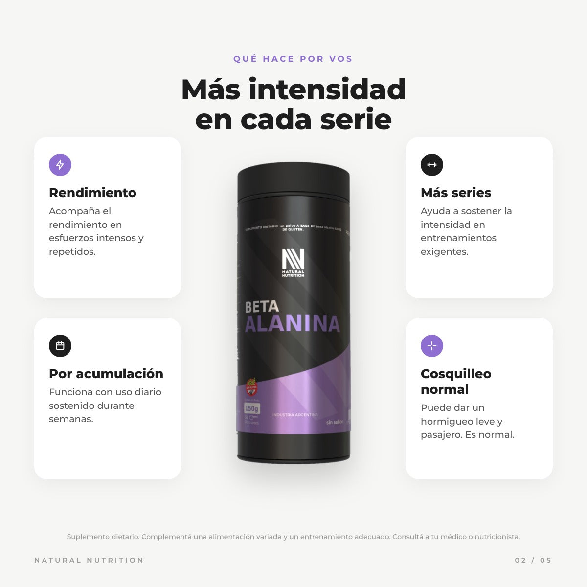 Beta Alanina: qué hace por vos