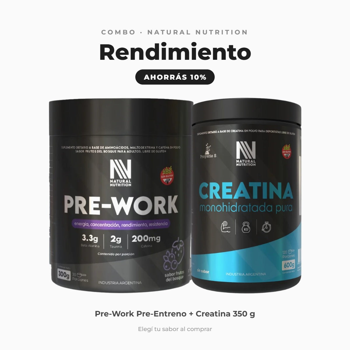 Combo Rendimiento — Frutos del bosque | Natural Nutrition