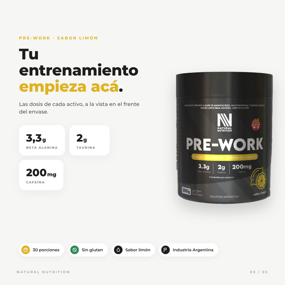 Pre-Work Pre-Entreno: dato clave